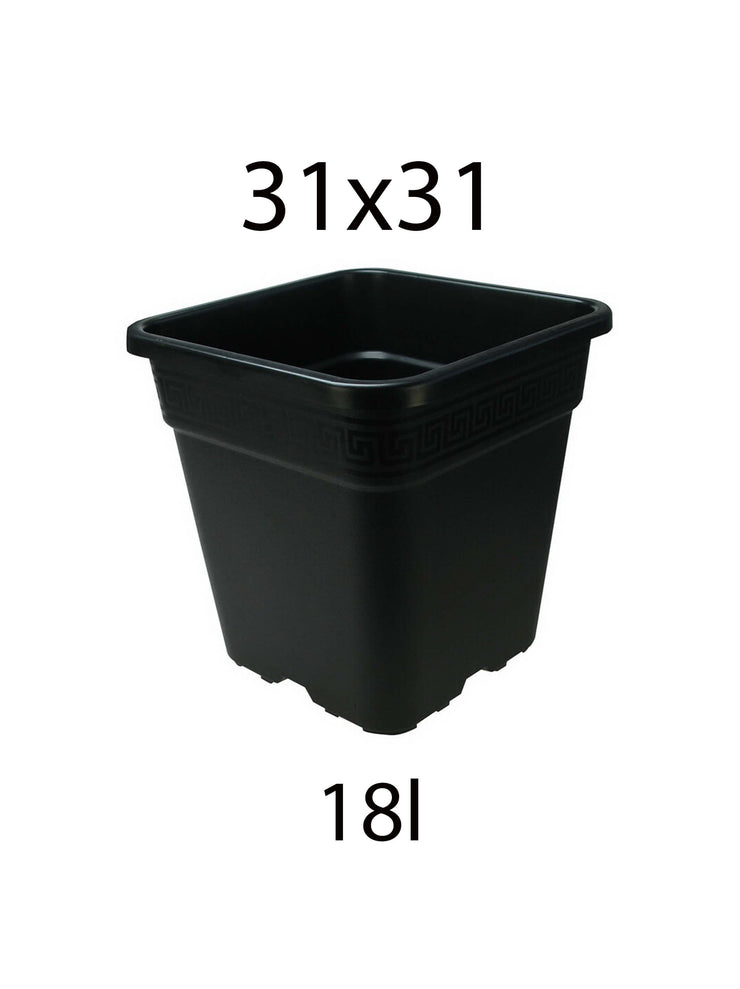 31x31x31cm Square Pot - 18l