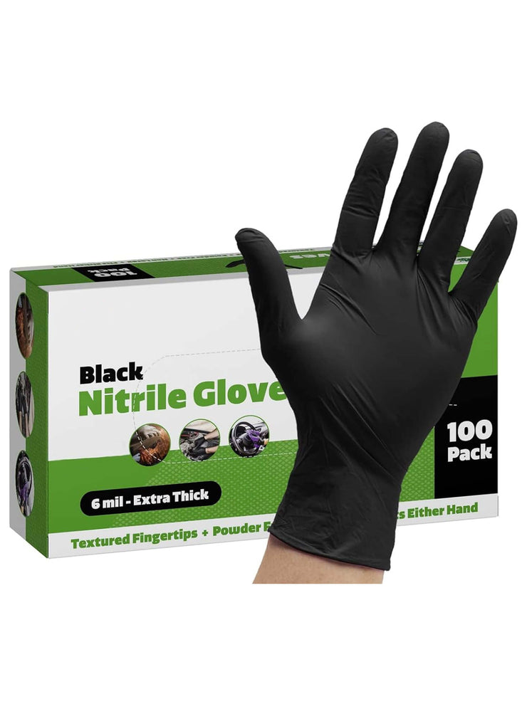 Nitrile Disposable Powder-Free Lab Gloves (Pair)